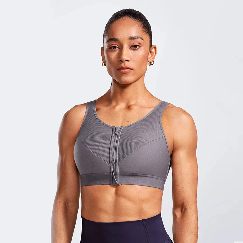 Sports Bra Women Push Up Full Support High Impact Racerback Lined Underwire New Undrwear Bras Shockproof