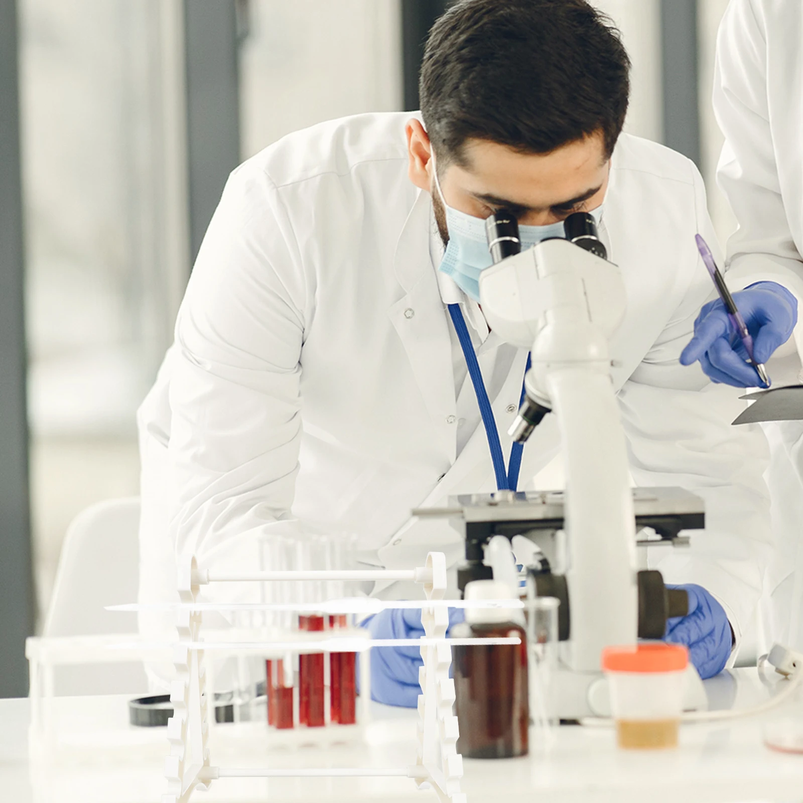 

Trapezoidal Pipette Holder Multi-Layer Test Tube Storage Rack Durable and Well Polished for Various Uses Test Tube Rack