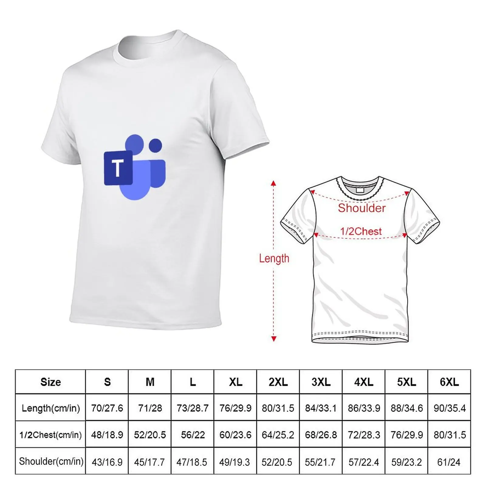 Microsoft Teams Icon T-Shirt plus sizes topping fruit of the loom mens t shirts