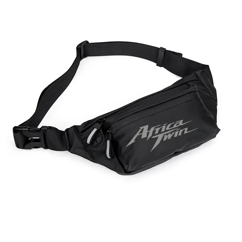 

For CRF1000L Africa Twin LOGO Men Waist Pack Belt Hip Bum Slant back bag Chest Bag Male Motorcycle Riding Antitheft Purse