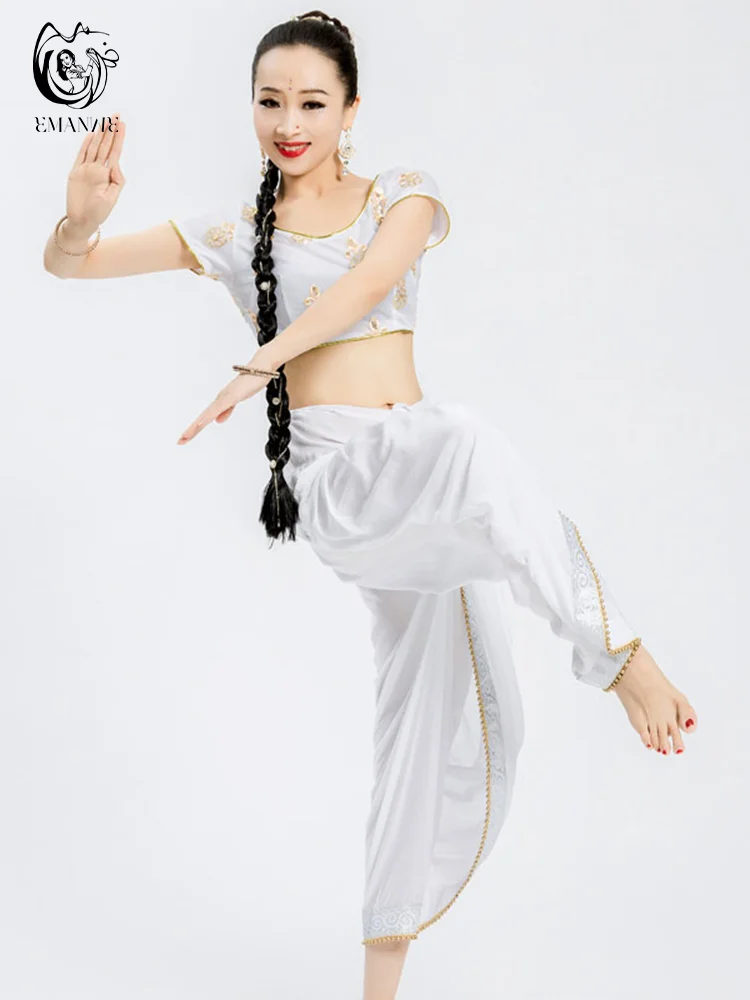 

India Nepal National Style Pants Belly Dance Performance Daily Clothes Bollywood Clothing India Dance Performance Costume