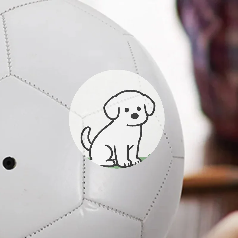 

^.1Pc White Soccer Ball Size 5 Official Size Lightweight For Kids Adult Football Toy Educational Plaything Sports PVC DIY Gift