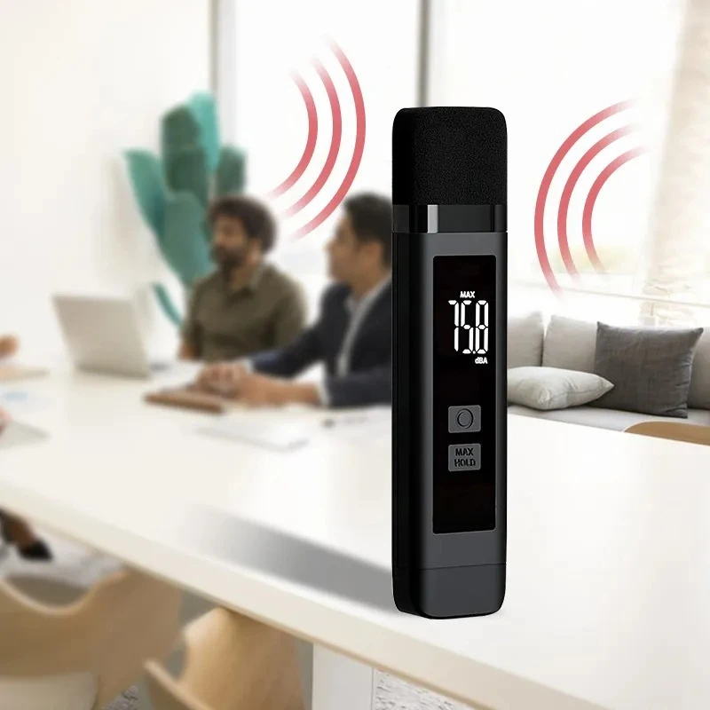 for  TA657A Decibel Detector Noise Tester Rechargeable Volume Meter Sound Detector Noise Meter