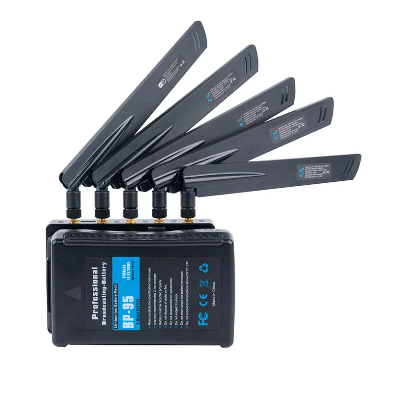 

5G 4G LTE Wireless Video Streaming Broadcast Live Encoder SRT