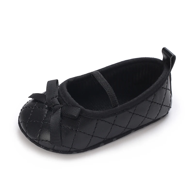 Flache Schuhe für Neugeborene, Mary Jane, klassische Mode, rutschfeste Schleife, Babyschuhe, weiche Sohle, Vorschul-Walking-Schuhe – Detail 8