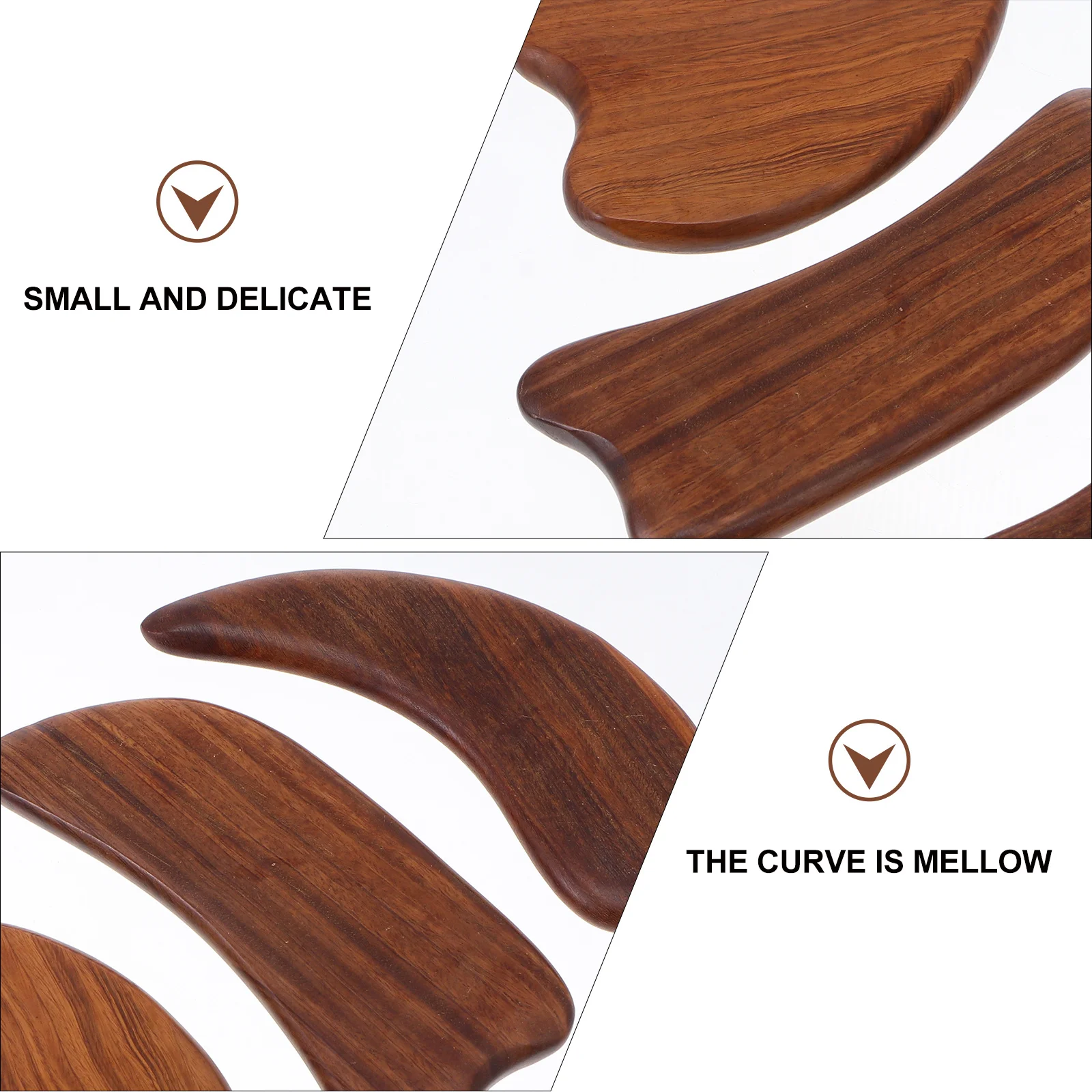 3 قطع من أداة تدليك الجسم غوا شا مكشطة لوحة كشط لتخفيف العضلات