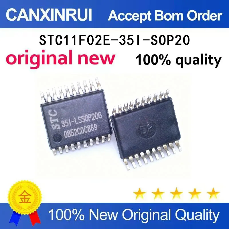 

(5-100 Pieces) STC11F02E-35I-SOP20 brand new original stock exclusive STC series microcontroller
