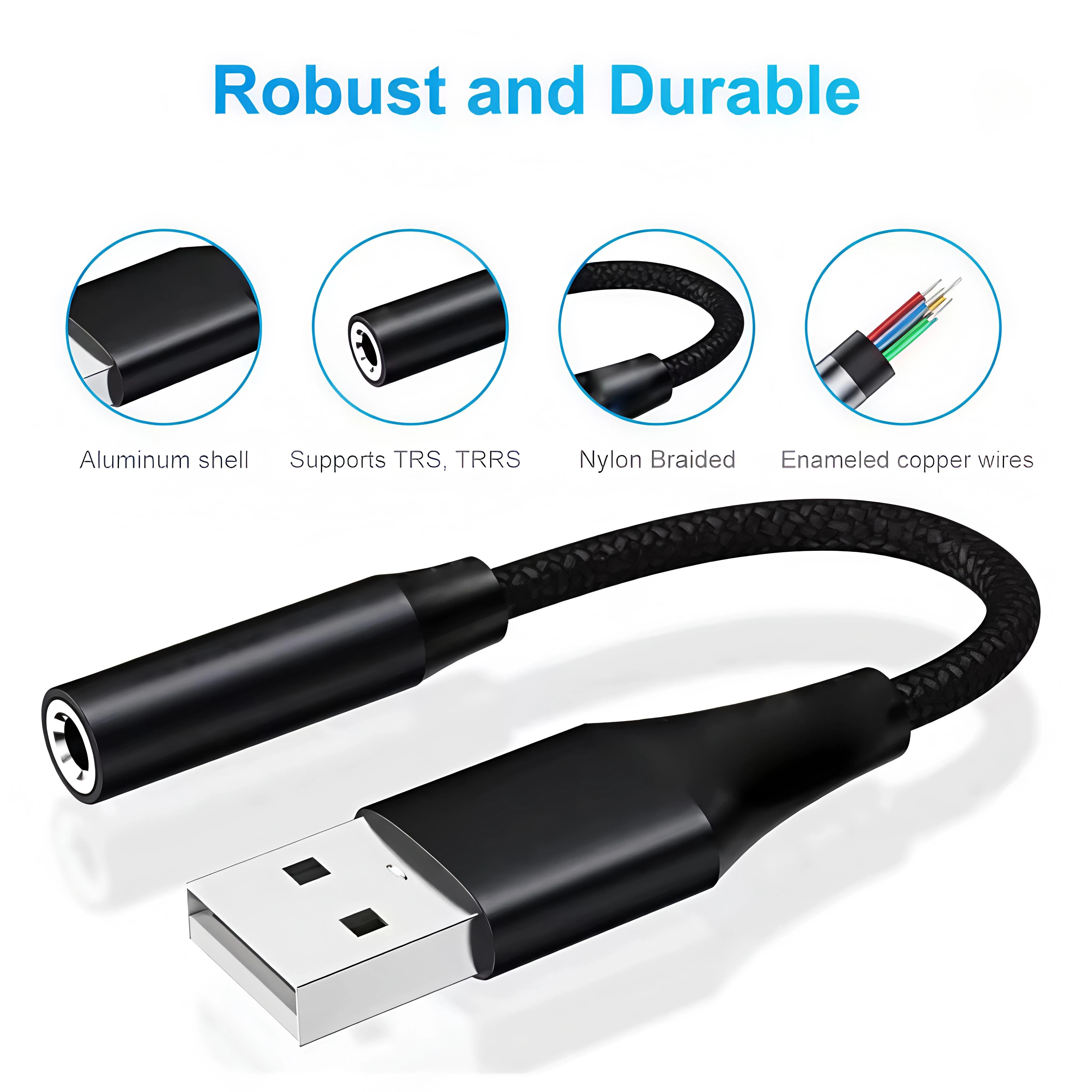Adaptateur de câble audio USB - Usb Sound Card External avis et prix