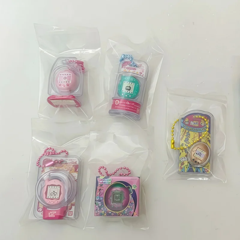 In Stock Bandai Tamagotchi Electronic Pet Cute Keychain Food Toy Cute Box 3rd Pop Trendy Toy Twist Egg Pendant Girl Holiday Gift view 2
