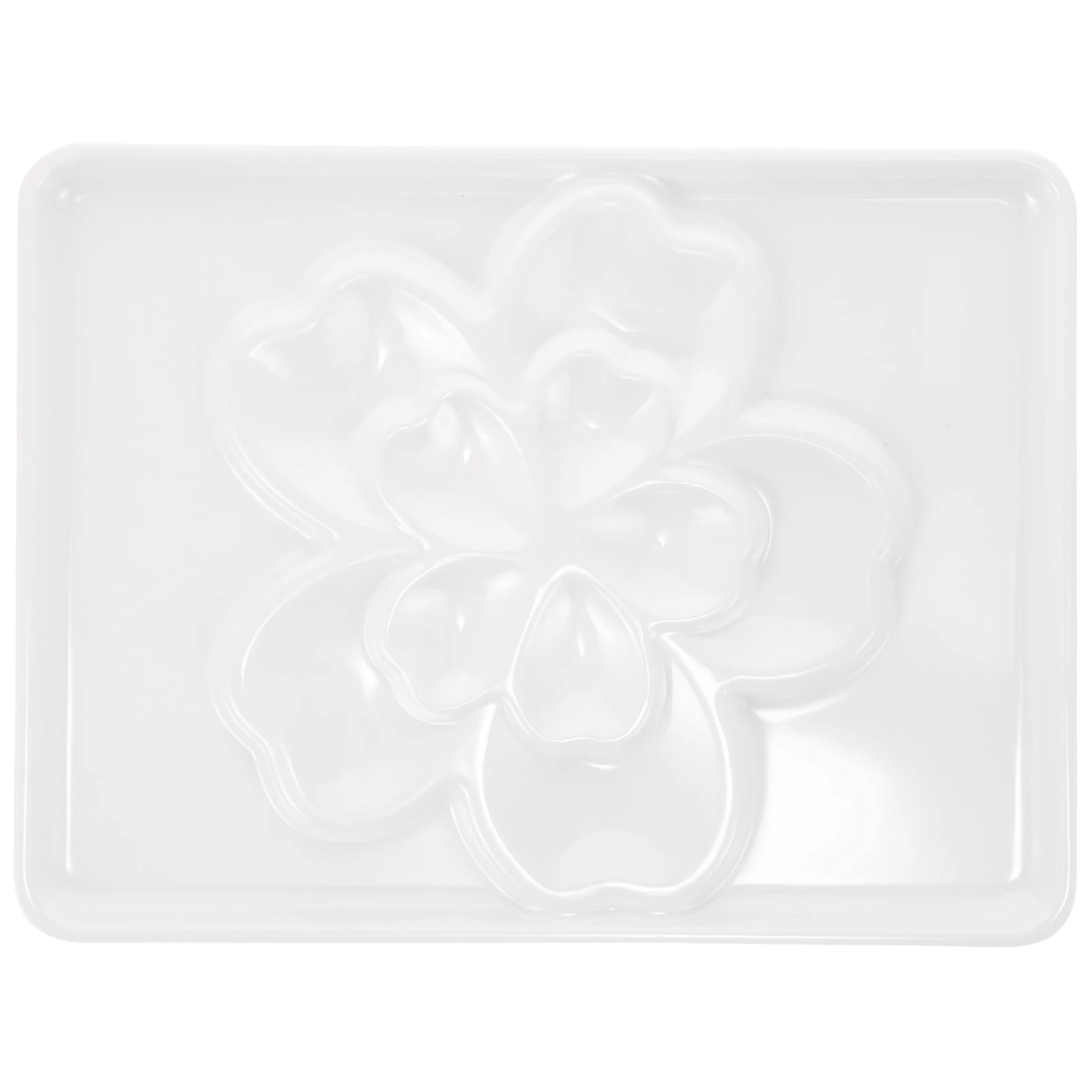 

Watercolor Paint Palette Square Cherry Blossom Durable Acrylic Painting Tray Empty Pigment Plates Mixing Storage For Artists