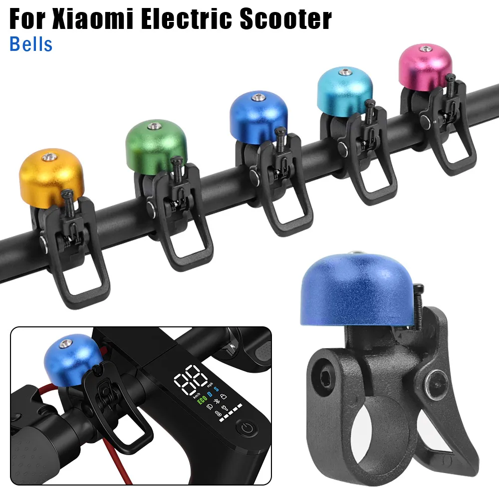 E-Scooter Aluminum Alloy Bell Horn Ring With Quick Release Mount For Xiaomi M365 Pro 1S Pro 2 Mi3 Electric Scooter Parts