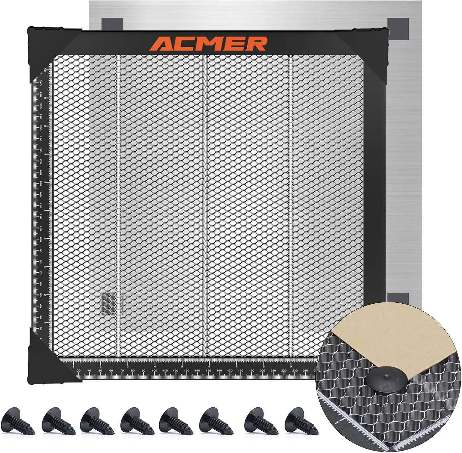 

Лазерная рабочая станция Honeycomb с алюминиевой панелью, стол для резки 300x300 для гравировальных машин, быстрое рассеивание тепла