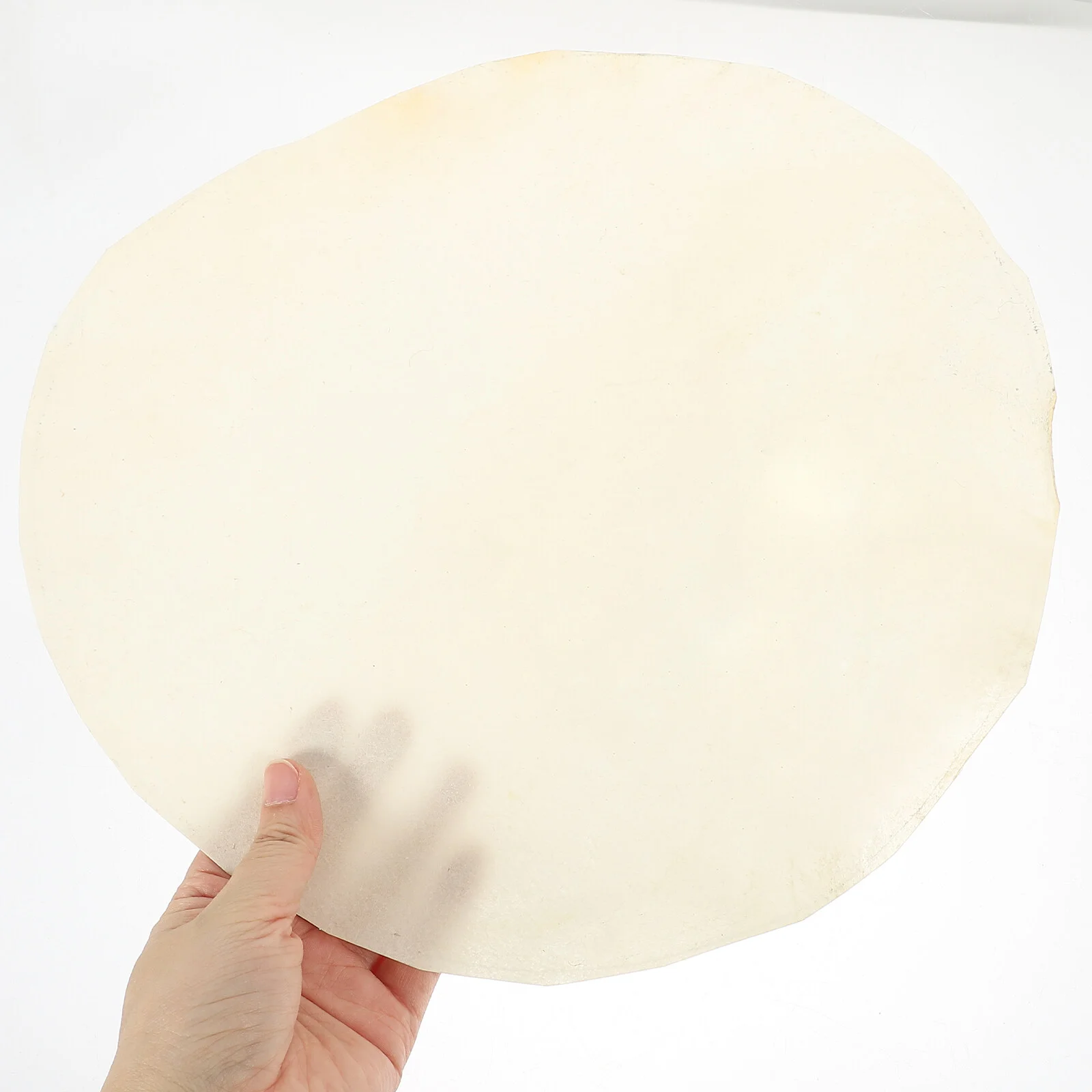 African Drum Skin Fittings Percussion Part Replacements Bongo African Drum Covers Drum Goat Skin 30cm/35cm Beige Goat