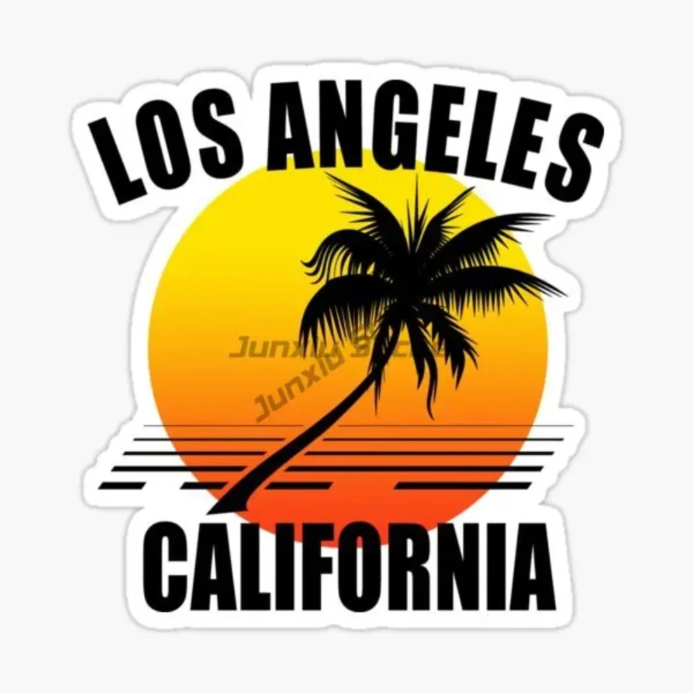 Los Angele California USA Beautiful Scenery Vinyl Self-adhesive Car Sticker Decal Accessories