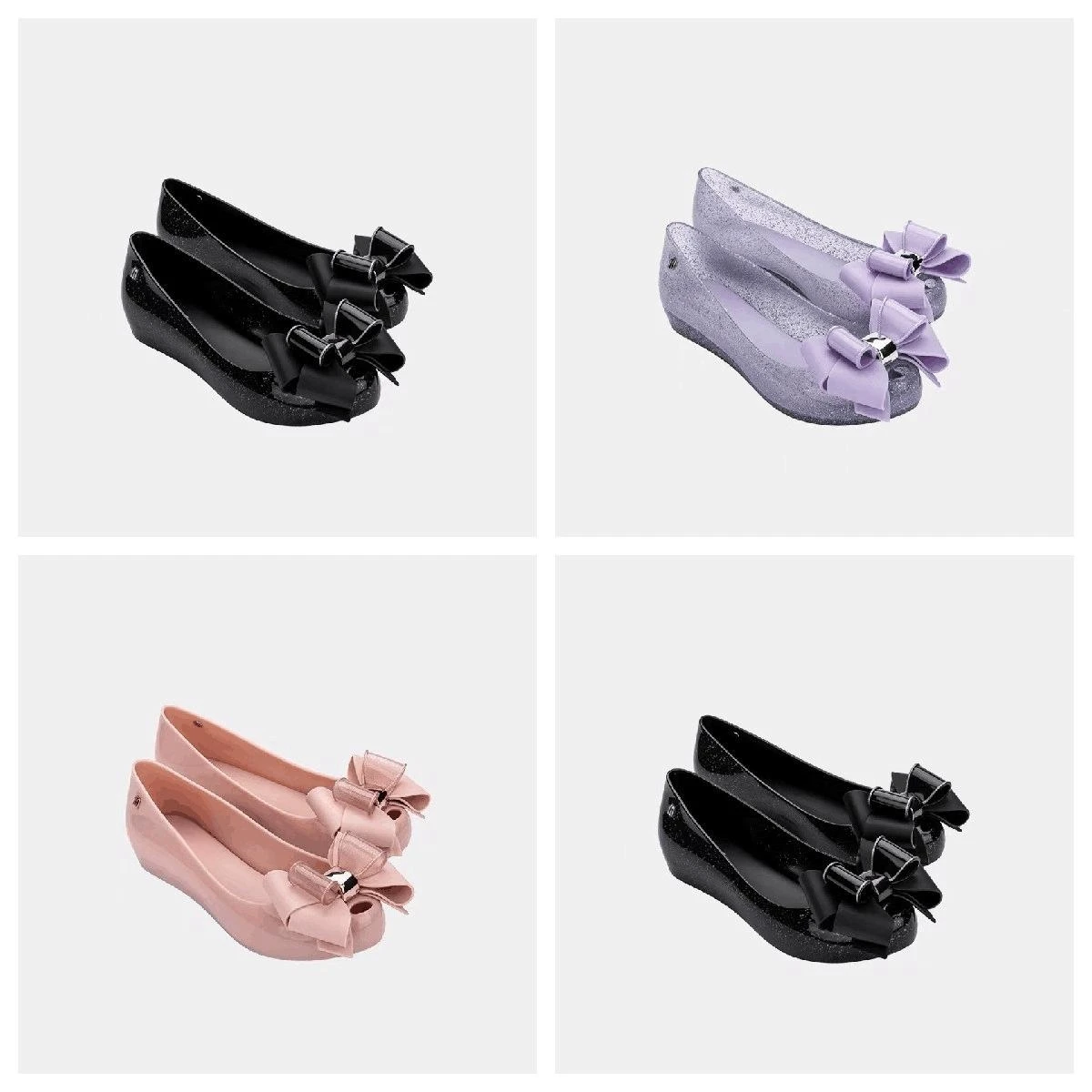 New Children's Sandals Baby Kids Bow Princess Single Shoes Toddlers Soft Soled Jelly Shoes Parent-child Fish Mouth Beach Shoes