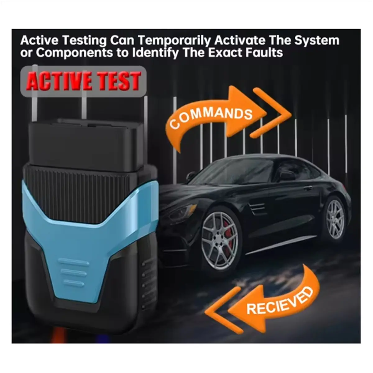 A73P  Bluetooth Full System Diagnosis Tool Read Codes Live Data System Status Tire Pressure Key Programming Full Car Makes