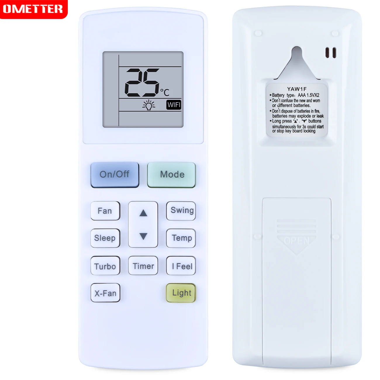 New YAW1F YAW1F9 AC Air Remote Control  For GREE Montana Conditioner  YAW1F1 YAW1F4 GWH24ACD-K3NNA1A