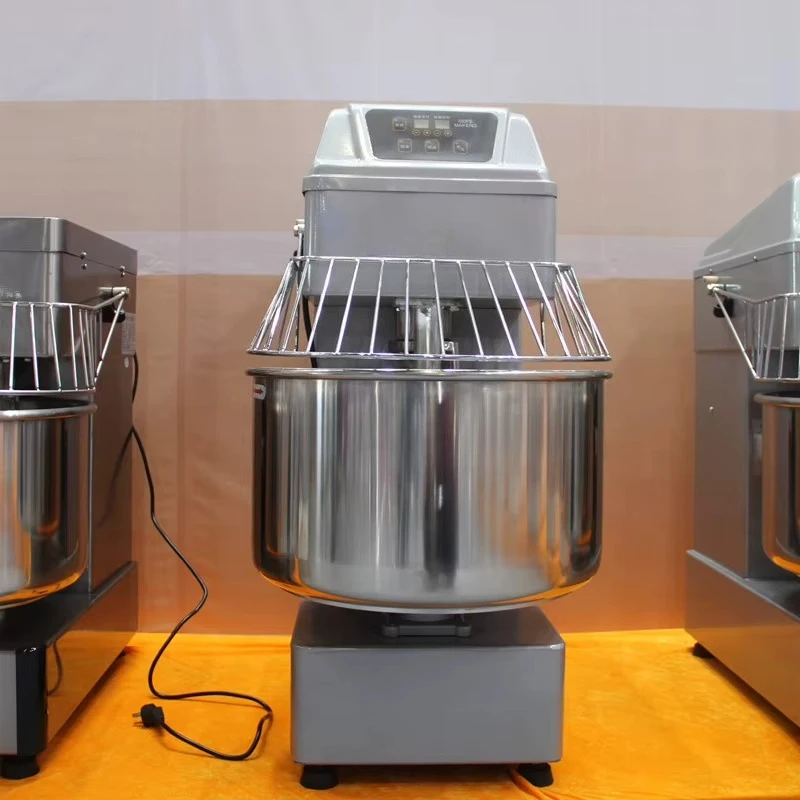 Customizable 50L 100L Spiral Mixer Commercial Bread Dough Machine Dual Speed Flour Kneader 380V for Pizza Shop