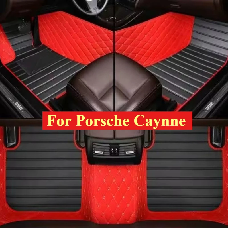 

Custom Car Floor Mats For Porsche Caynne 2006-2024-2025 Waterproof Anti-Slip Liners Interior Accessories Carpet Rugs Trunk Foot