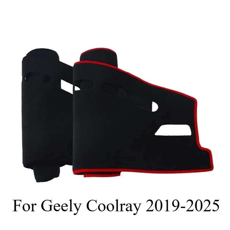 Decoration Instrument Panel Sunscreen Protective Pad Mat for Geely Coolray 2019-2025 Tools Non-slip Mat Car Interior Accessories