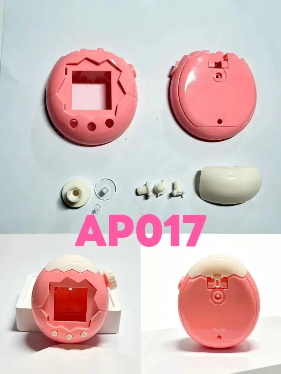 

Tama Gotchi Paradise Replacement Shell Water Pink Rice White Color Diy Housing