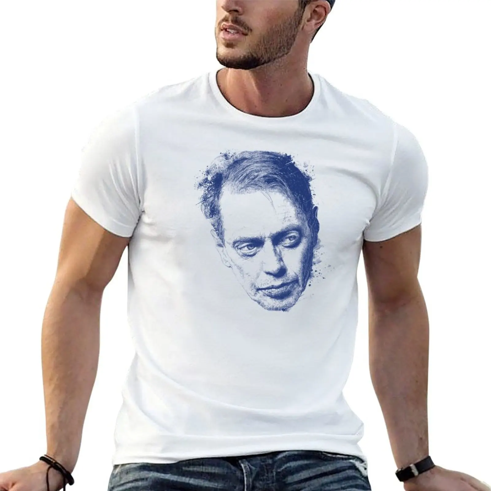 Steve Buscemi Rocks T-Shirt Athletic Quick Dry T-Shirt for Men