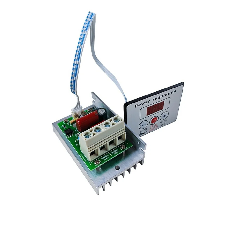 For Electric Oven Voltage Controller CNC Type 6000W Power Regulator AC220V 380V Input for Resistive Load Control