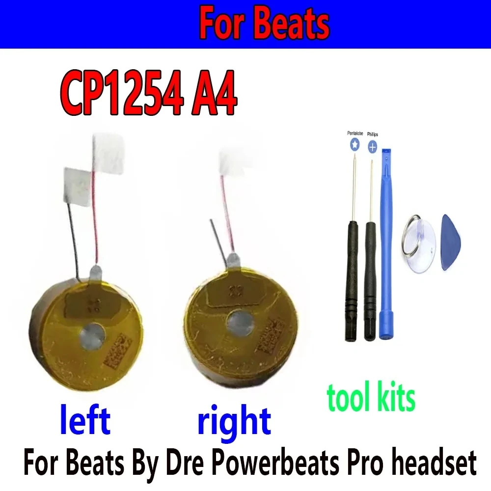 CP1254 A4 Wiederaufladbare Batterie Li-Ion CP1254 A4 LIR1254 für Beats By Dre Powerbeats Pro Headset + Werkzeuge