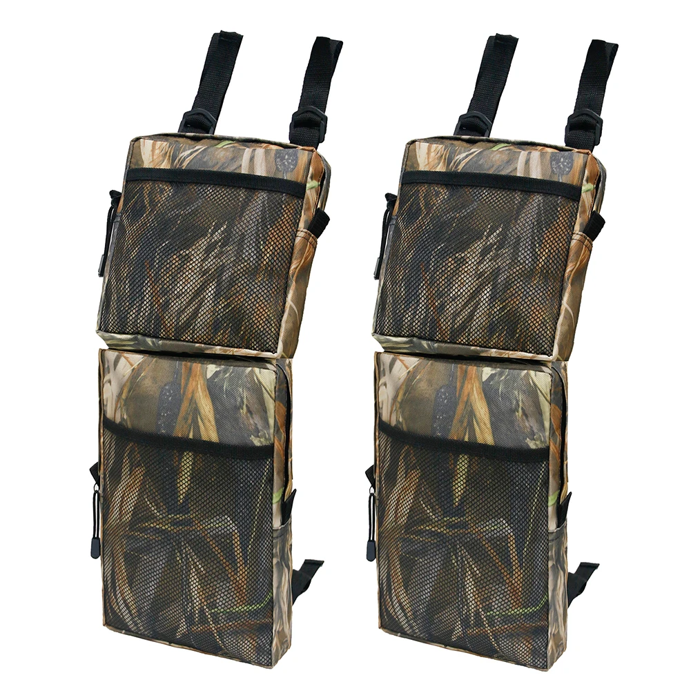 

2PCS 600D Oxford ATV Fender Bags ATV Tank Saddle Bags Cargo Storage Hunting Bag Motorcycle Saddlebag Tank Bag