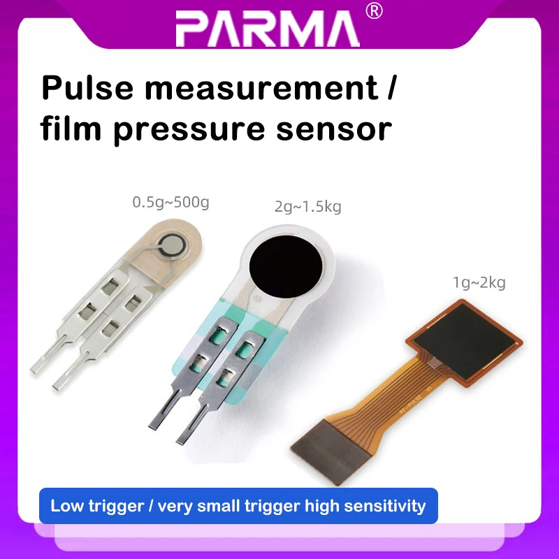 0.5g Low-Trigger Pulse Measuring Film Pressure Sensor - FSR - Flexible Force Sensor with High Sensitivity and High Precision