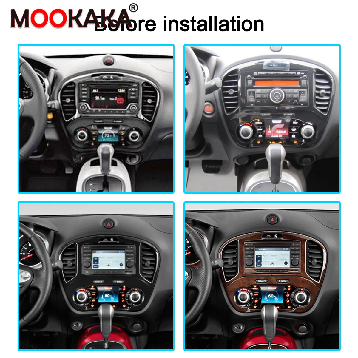 For Nissan juke 2010-2019 navigator Android 11 Car Multimedia Player Auto Radio GPS Navigation Audio Stereo