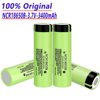 100% original 18650 3.7V NCR 18650B 3400mAh lithium-ion rechargeable battery Suitable for various lithium battery tools