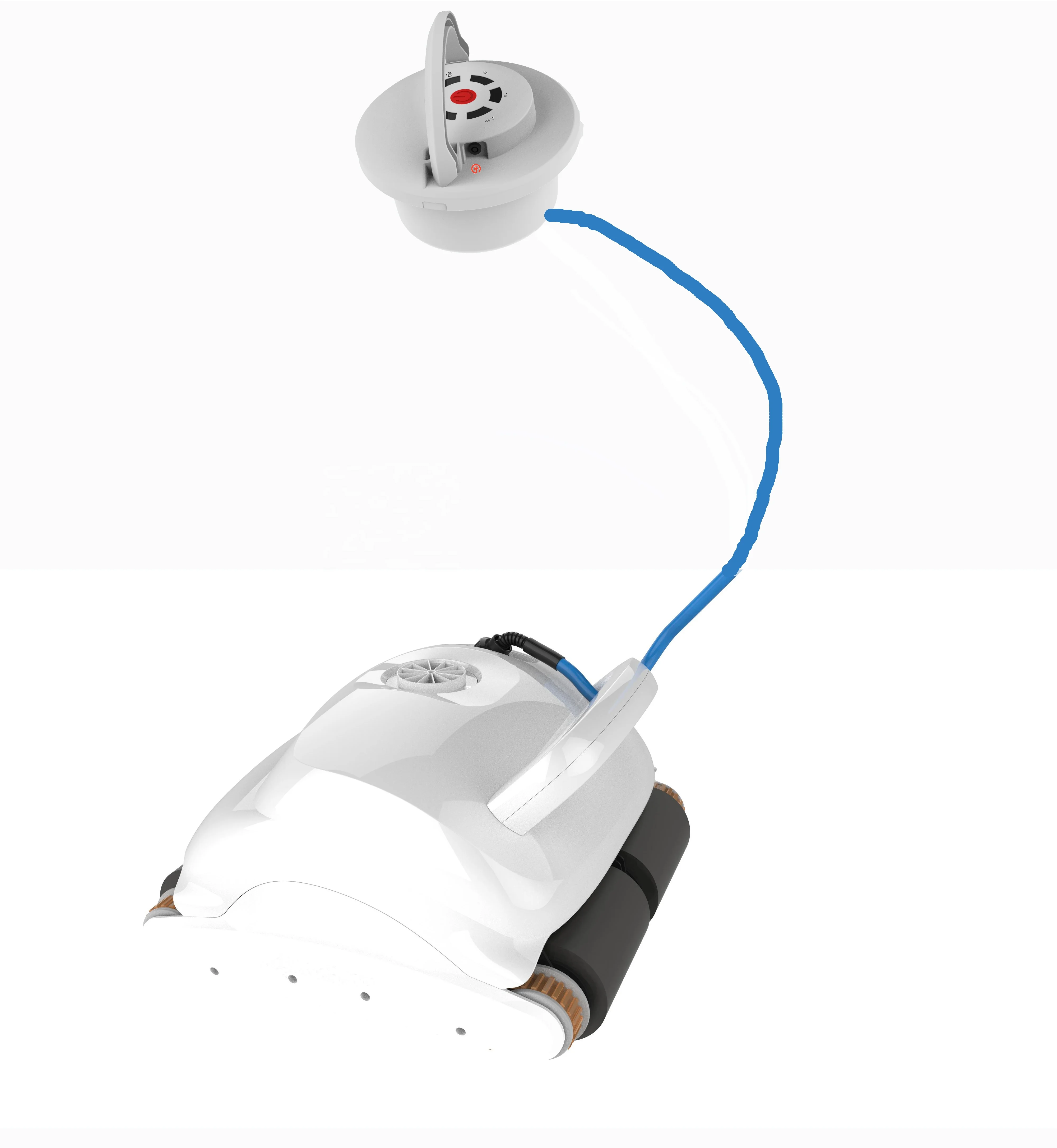 

NEWEST Wireless Robotic Automatic Swimming Pool Cleaner With Floating Rechargeable Battery