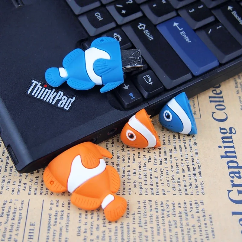 Cute Underwater Animals Turtle USB Flash Drive 8GB16GB32GB 64GB128GB Shark Memory Stick Pen Drive Pendrive Usb Stick Usb Memory