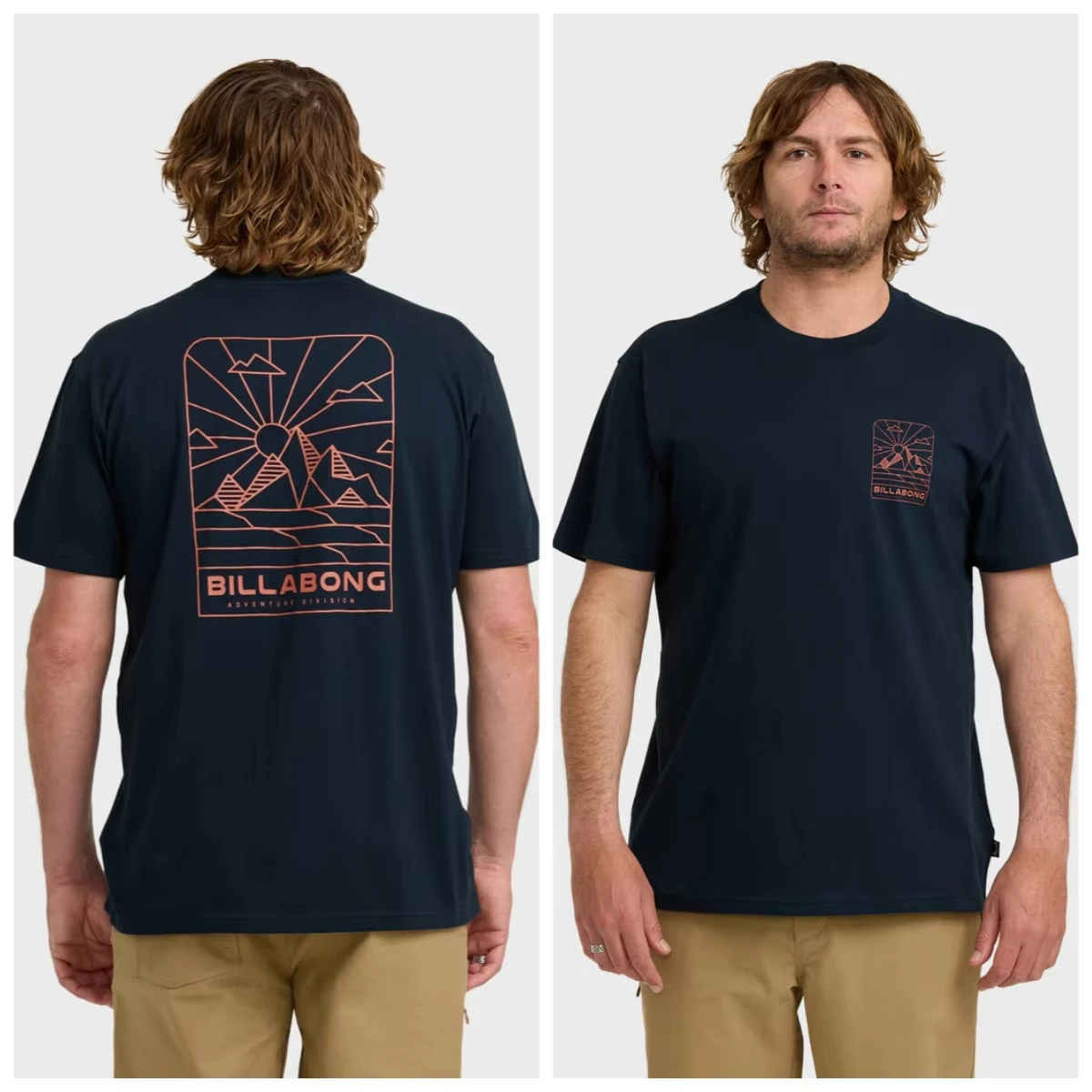 A Div Sundown Billabong 2026 Summer Luxury Fashion Brand Men's and Women's Cotton T-shirt Men's T-shirt Y2K Street Clothing Z