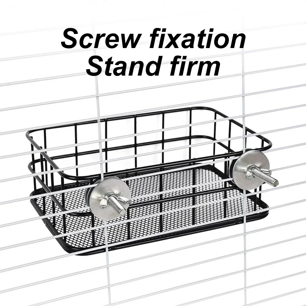 1 قطعة سبيكة مريحة عش الببغاء سرير شبكة معلقة قفص الطيور محطة منصة لعبة للحيوانات الأليفة طيور الحب كوكاتيل الطيور الملحقات #5