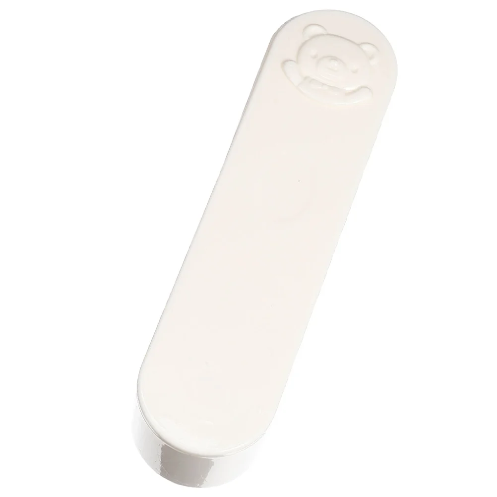 

Mini Cotton Swab Case Portable Bear Design Organizer Travel Storage Holder Durable and Practical Cotton Swab Organizer