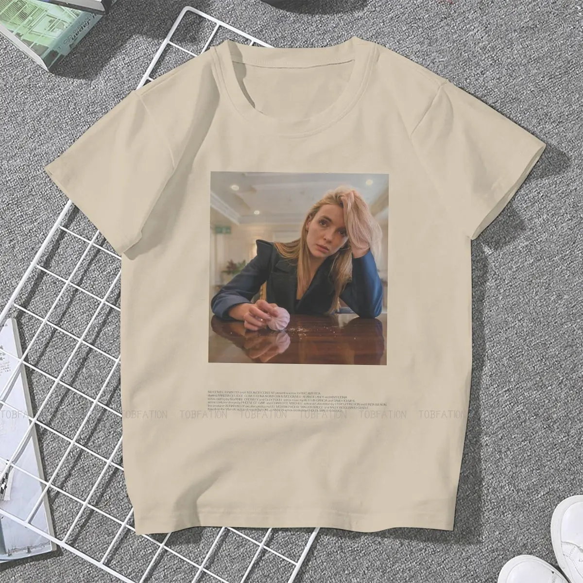 Villanelle Polaroid Poster O Neck TShirt Killing Eve Fabric Classic T Shirt Girl Tops New Design Big Sale