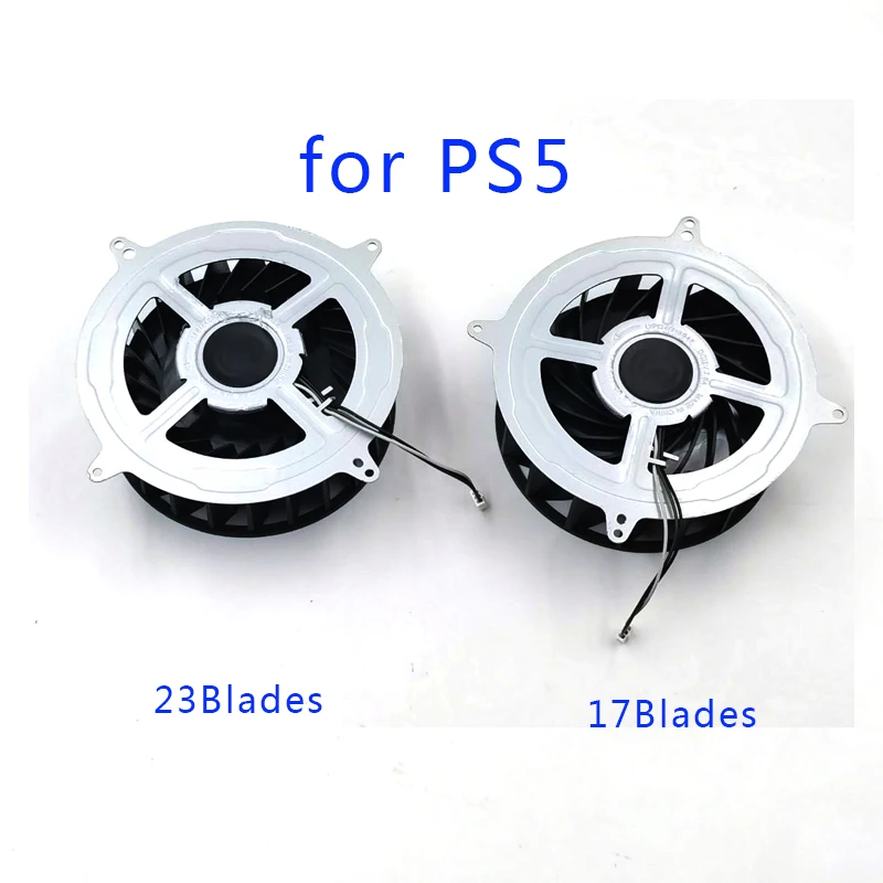 Replacement Built-in cooling fan For PS5 Consoles Host Silent Fan Cooler 23 Blades 12047GA-12M-WB-01 17 Blades G12L12MS1AH-56J14