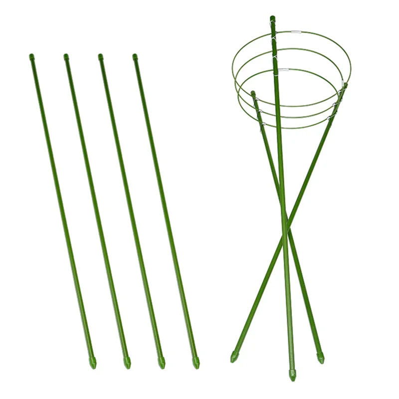 ABVS Horticultural Flower Pillar For Climbing Plants Free Vine Plant Support Wire With Coating Decorative Potted Plants Climbing