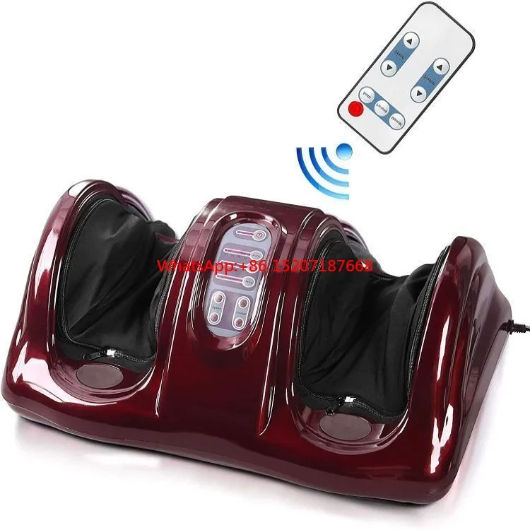 

Electric Foot Massager Machine With Heat & Remote-Kneading, Rolling, Scraping for Calf-Leg- Blood Circulation, Pain Relief