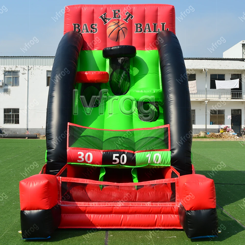 

Коммерческая зона корзины, надувная корзина для игры в баскетбол, стрельба, надувная игра для метания, команда здания