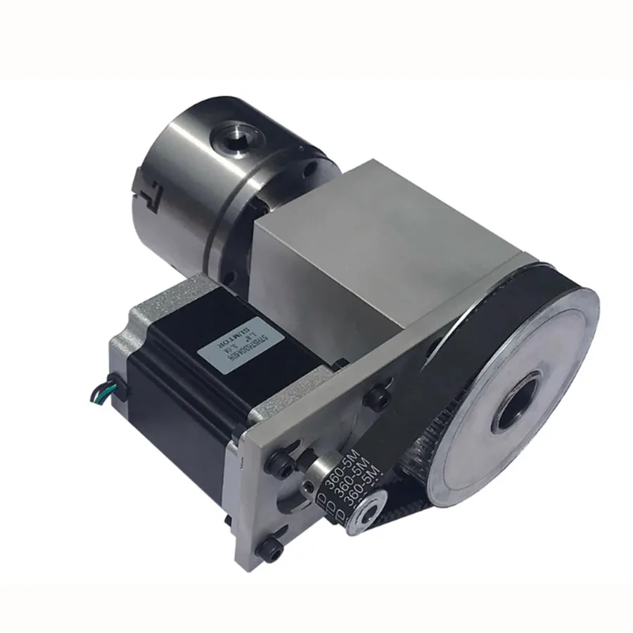 ماكينة الحفر باستخدام الحاسب الآلي A-محور 80/100 محور دوران ثلاثي الأبعاد المحور الرابع 50/63 رأس فهرسة/دبوس قاذف خلفي للقرص #5