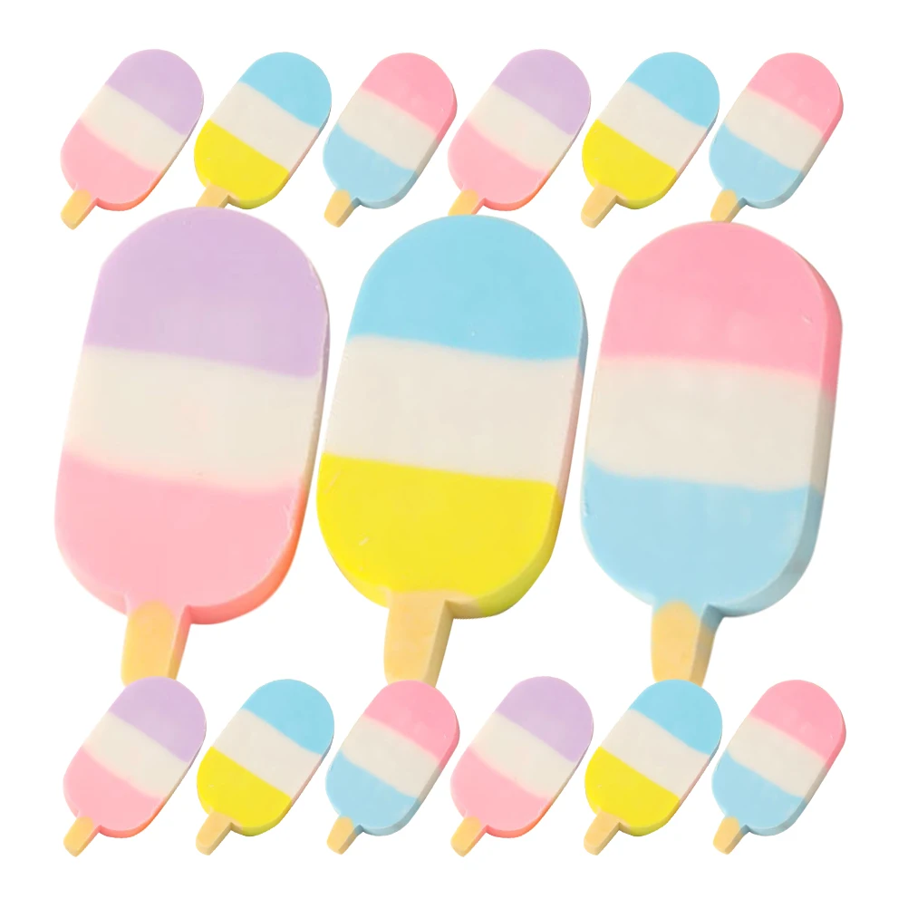 

24pcs Ice Cream Erasers Cute Cartoon Rubber Eraser Bulk Mini Portable Pencil Eraser for School Classroom Drawing Sketch Gift
