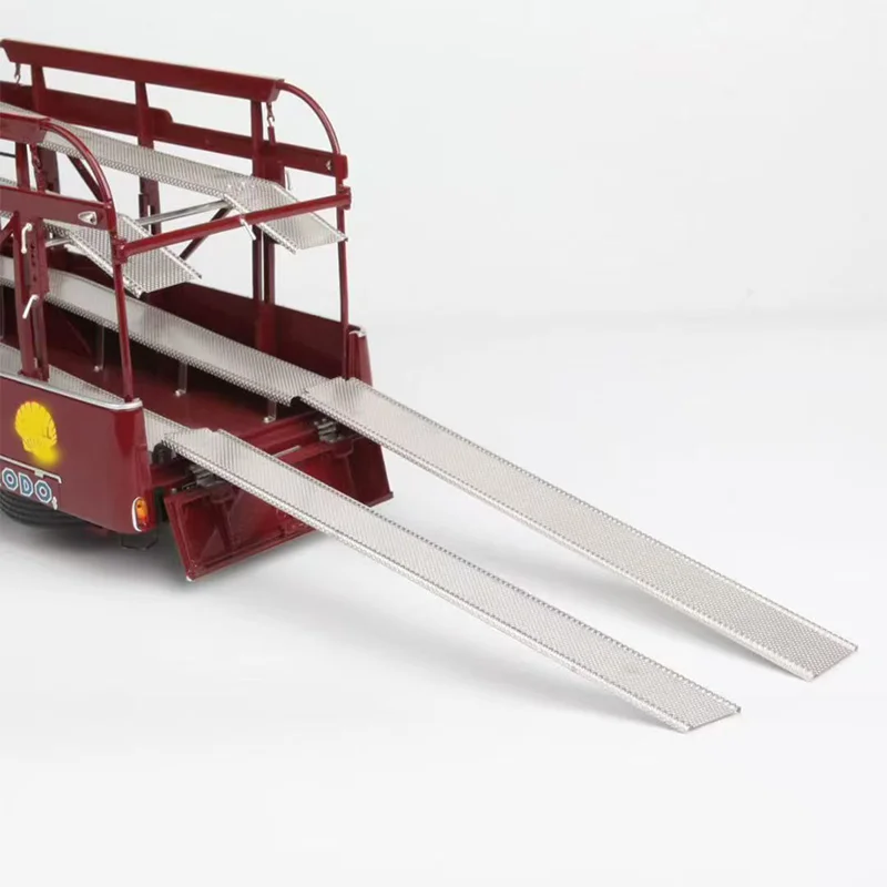 Cmr 1:18 Om150 Rolfo Racetruck Veicolo da trasporto Rimorchio Simulazione Lega in miniatura pressofusione Modello di auto Giocattolo da collezione personalizzato