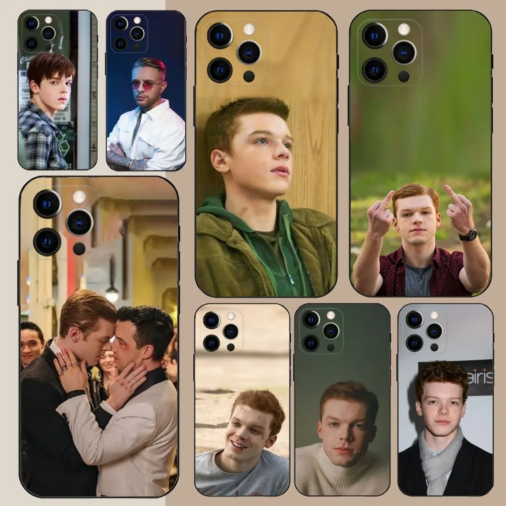 I-Ian G-Gallagher Cameron  Phone Case For Apple iPhone 15,14,13,12,11,Pro,X,XS,Max,XR,Plus,Mini Soft Black Cover