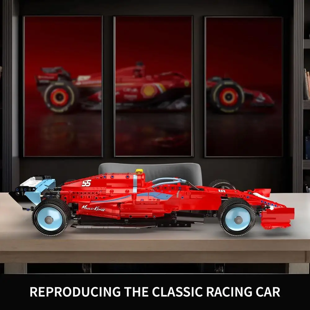 Kit di costruzione di auto super sportive: modello di auto da corsa MOC da 1401 pezzi per adolescenti e adulti 14+