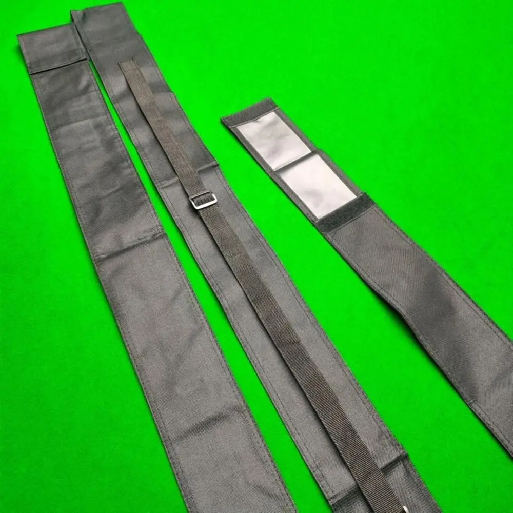 

1/2 or 3/4 Split Billiard Cue Storage Bag Foldable Anti-knock Billiard Carrying Case Adjustable Anti-scratch