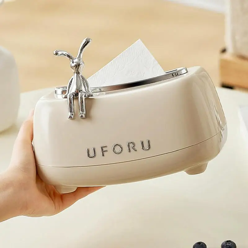 Luxury Home Decorative Table Tissue Box Waterproof Desk Tissue Oragnizer Napkin Holder Facial Paper Organizer For Home Office