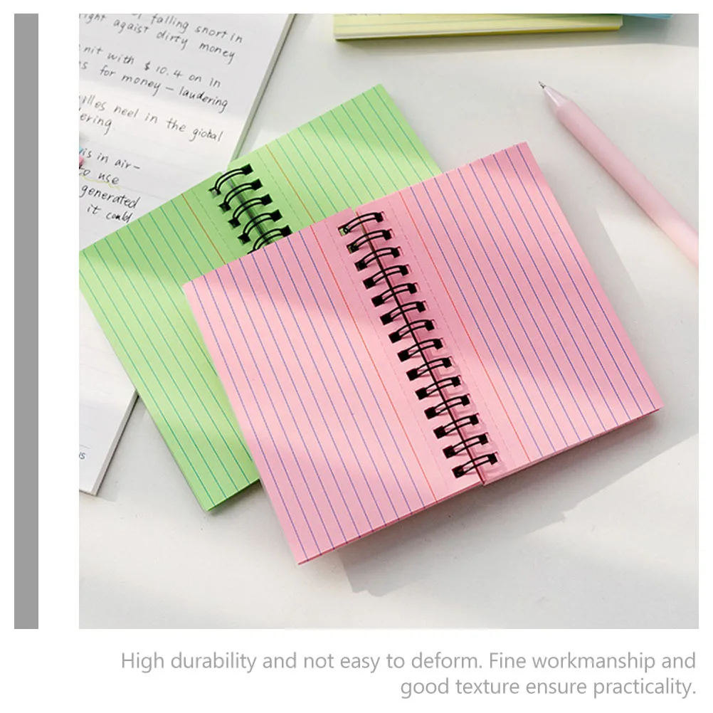 5 قطعة المفكرة الحلزونية الصغيرة 3X5 بوصة مذكرة الوسادة المحمولة للتخطيط اليومي للقيام قائمة اللوازم المكتبية المدرسية دفتر خفيف الوزن #3